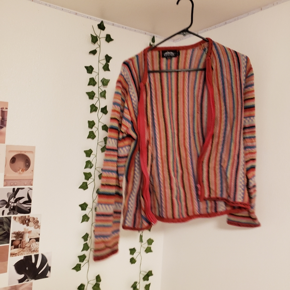 Colorful Zipup Sweater